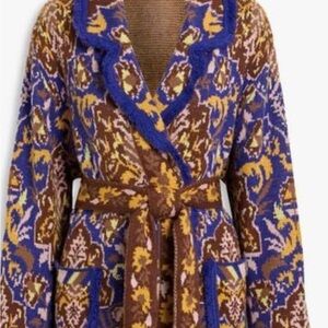 Farm Rio Glam Tapestry Knit Blazer